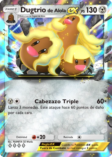 Dugtrio de Alola ex