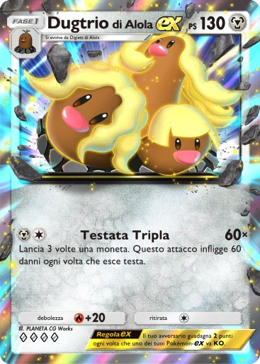 Dugtrio di Alola-ex