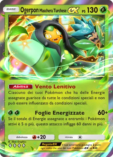 Ogerpon Maschera Turchese-ex