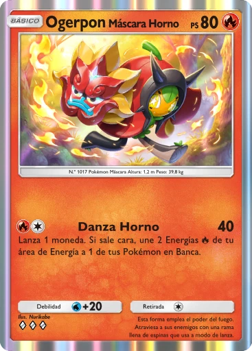 Ogerpon Máscara Horno