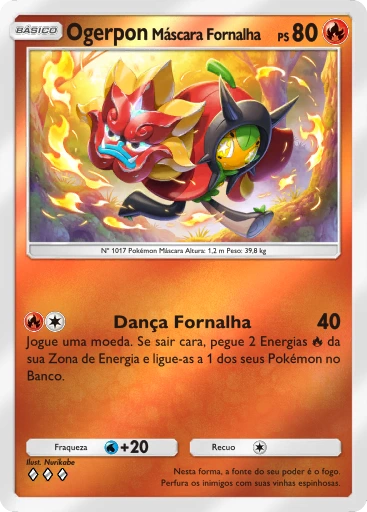 Ogerpon Máscara Fornalha