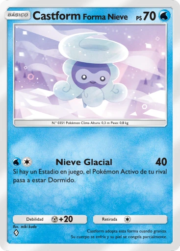 Castform Forma Nieve