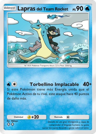 Lapras del Team Rocket