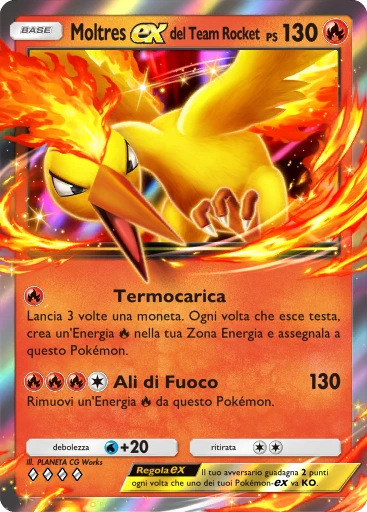 Moltres-ex del Team Rocket