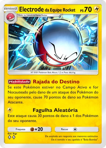 Electrode da Equipe Rocket