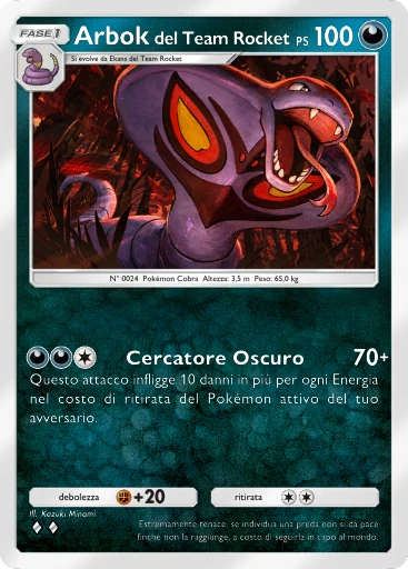 Arbok del Team Rocket
