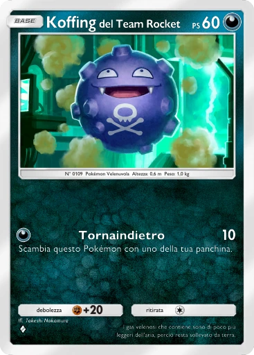 Koffing del Team Rocket