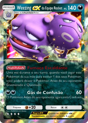Weezing ex da Equipe Rocket