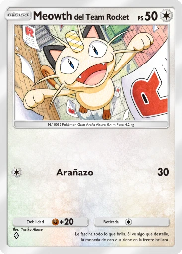 Meowth del Team Rocket