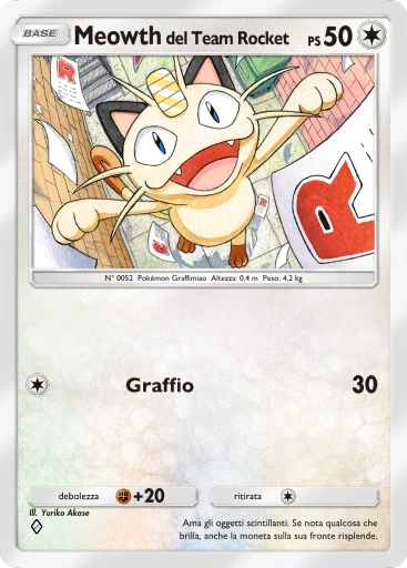 Meowth del Team Rocket