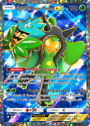 Ogerpon Maschera Turchese-ex