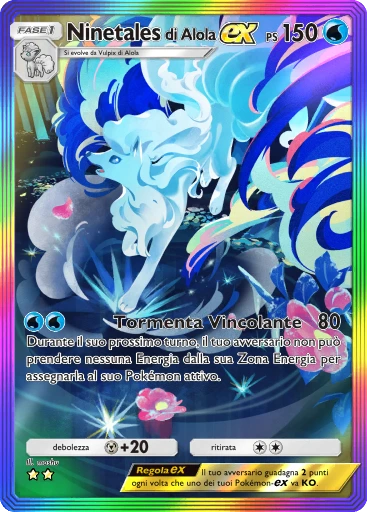 Ninetales di Alola-ex