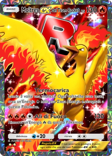 Moltres-ex del Team Rocket
