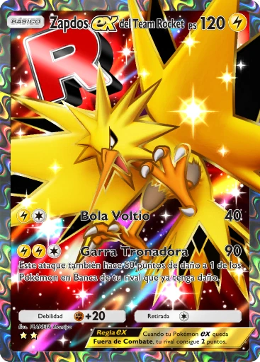 Zapdos ex del Team Rocket