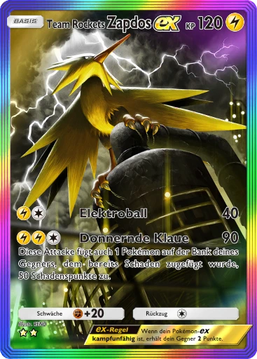 Team Rockets Zapdos-ex