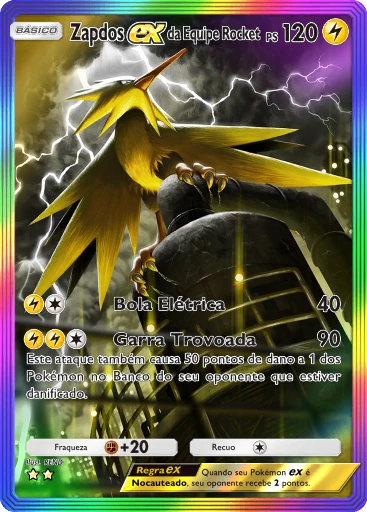 Zapdos ex da Equipe Rocket
