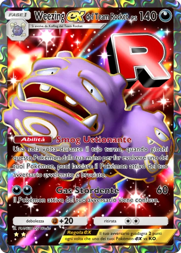Weezing-ex del Team Rocket