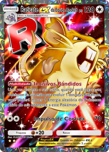 Raticate ex da Equipe Rocket