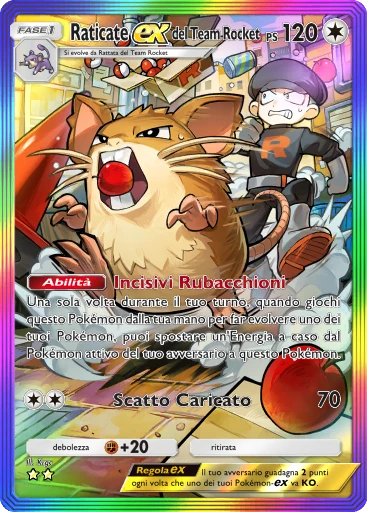 Raticate-ex del Team Rocket